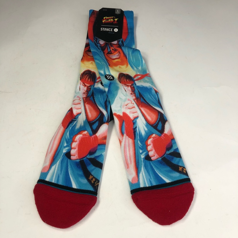 Capcom Street Fighter II Ryu Fighter X Stance Sock